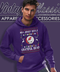 Grateful Dead New Jersey Devils Ugly Christmas Hoodie