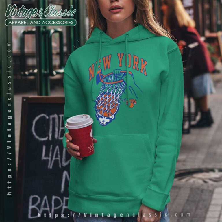 Grateful Dead New York Knicks Hoodie Grateful Dead New York Knicks Hoodie