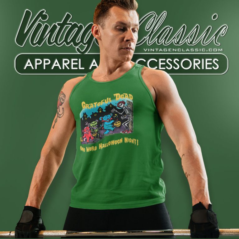 Grateful Dead One More Halloween Night Tank Top Racerback Grateful Dead One More Halloween Night Tank Top Racerback