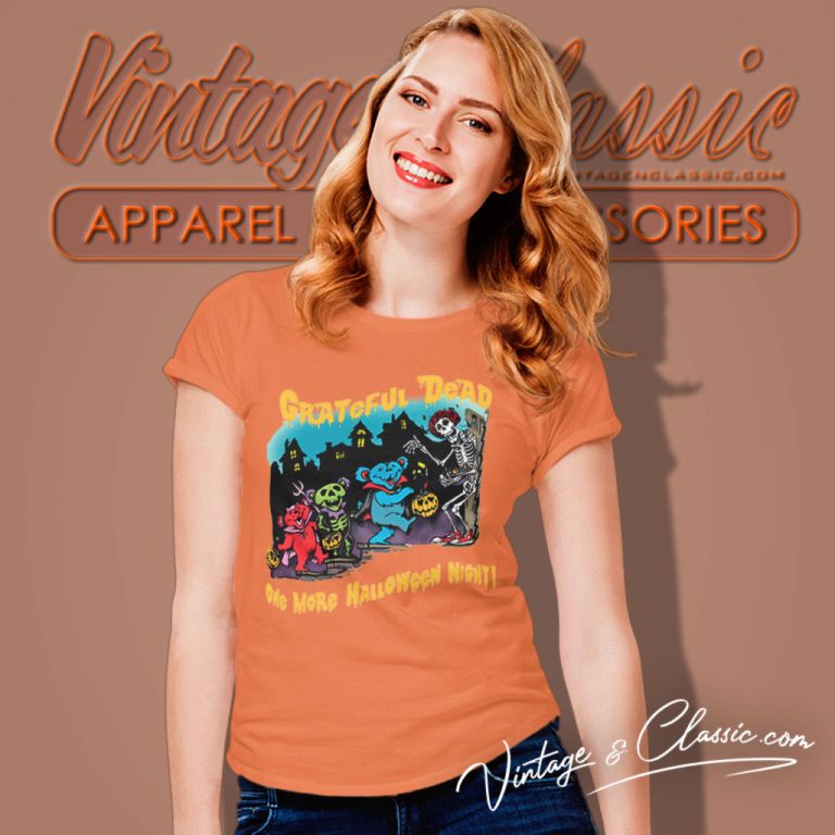 Grateful Dead One More Halloween Night Women T Shirt Grateful Dead One More Halloween Night Women T Shirt