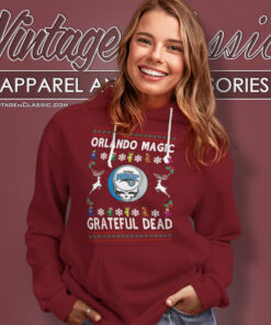Grateful Dead Orlando Magic Ugly Christmas Hoodie