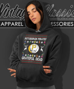 Grateful Dead Pittsburgh Pirates Ugly Christmas Hoodie