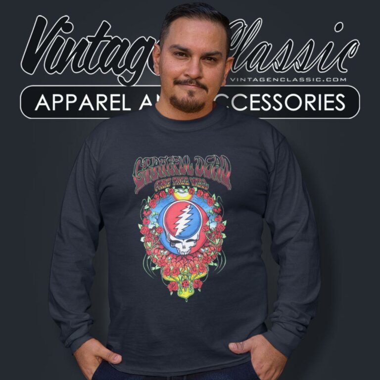Grateful Dead Roses Santa Clara Long Sleeve Tee Grateful Dead Roses Santa Clara Long Sleeve Tee