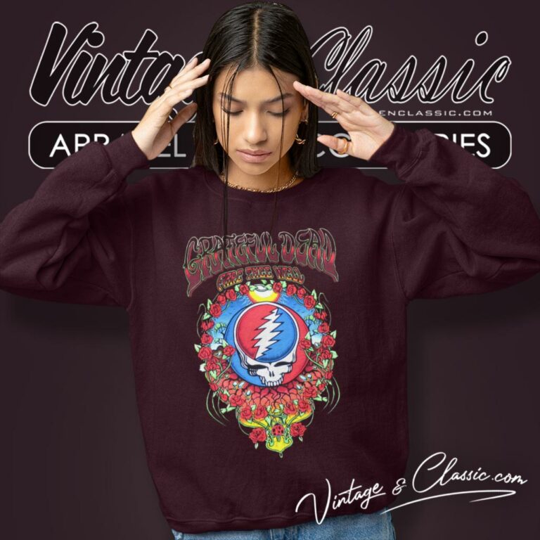Grateful Dead Roses Santa Clara Sweatshirt Grateful Dead Roses Santa Clara Sweatshirt