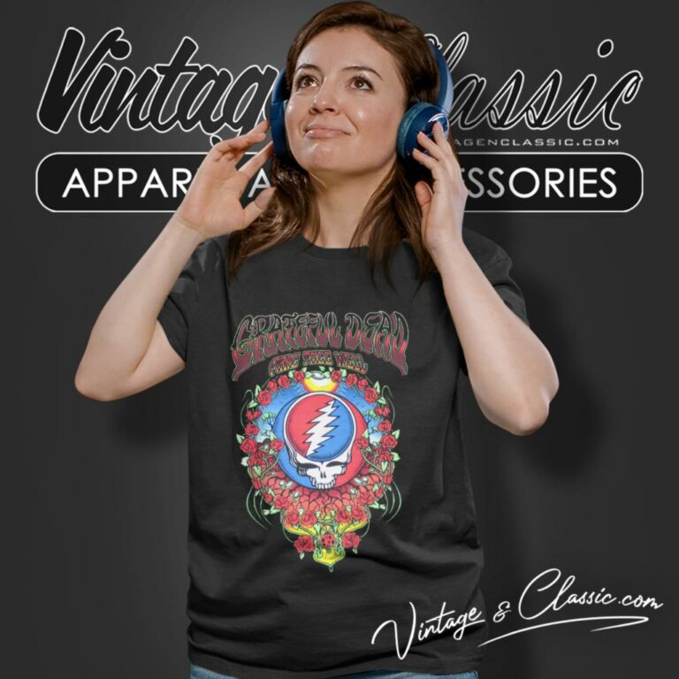 Grateful Dead Roses Santa Clara Women T Shirt Grateful Dead Roses Santa Clara Women T Shirt