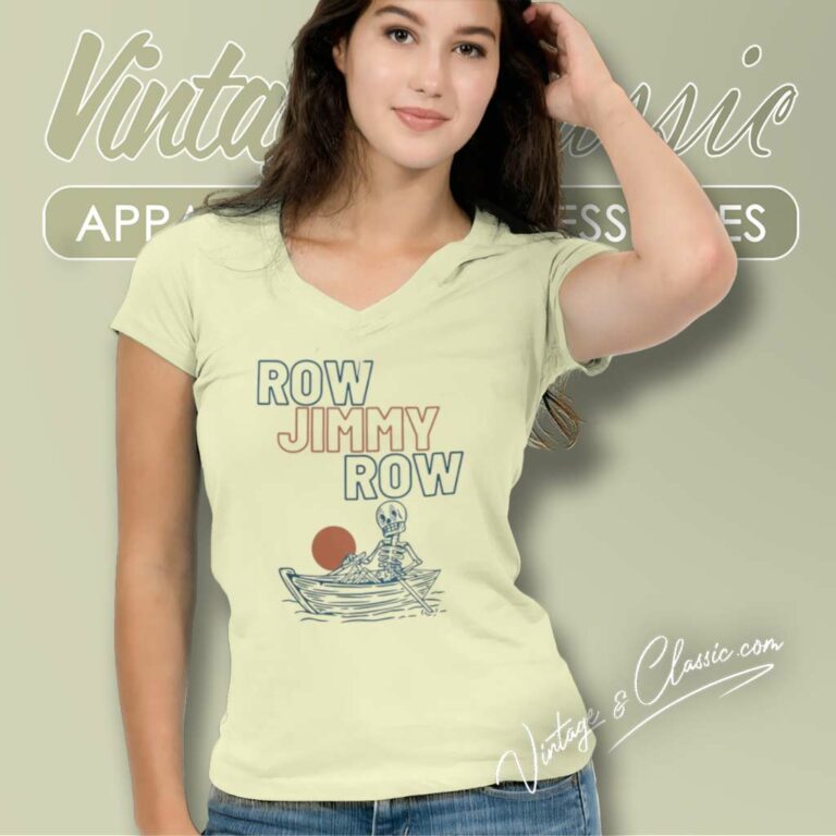 Grateful Dead Row Jimmy Row V Neck TShirt Grateful Dead Row Jimmy Row V Neck TShirt