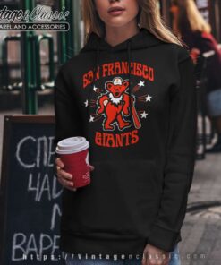 Grateful Dead San Francisco Giants Bear Hoodie