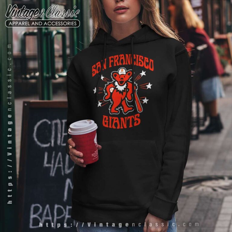 Grateful Dead San Francisco Giants Bear Hoodie Grateful Dead San Francisco Giants Bear Hoodie