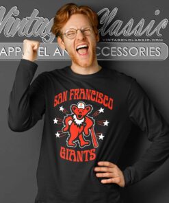 Grateful Dead San Francisco Giants Bear Long Sleeve Tee