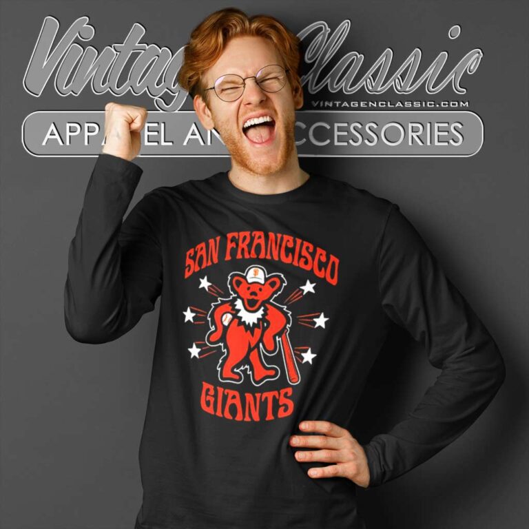 Grateful Dead San Francisco Giants Bear Long Sleeve Tee Grateful Dead San Francisco Giants Bear Long Sleeve Tee
