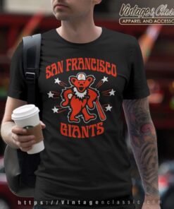 Grateful Dead San Francisco Giants Bear T Shirt