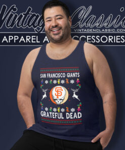 Grateful Dead San Francisco Giants Ugly Christmas Tank Top Racerback