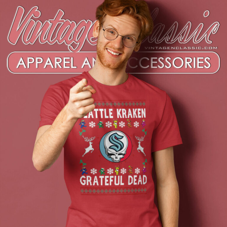 Grateful Dead Seattle Kraken Ugly Christmas T Shirt Grateful Dead Seattle Kraken Ugly Christmas T Shirt