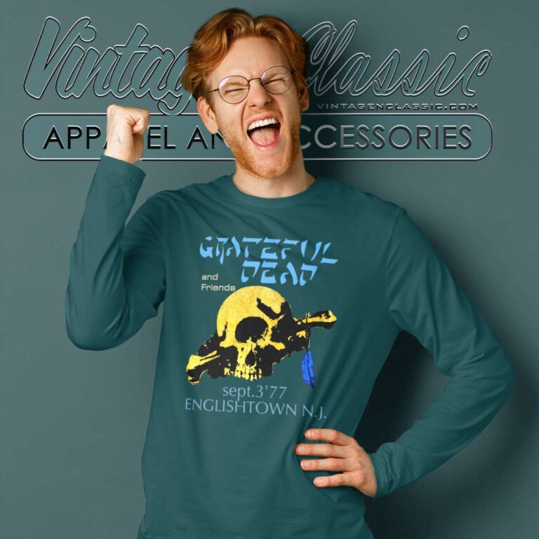 Grateful Dead Shirt 1977 Englishtown Rare Memorylen Long Sleeve Tee Grateful Dead Shirt 1977 Englishtown Rare Memorylen Long Sleeve Tee