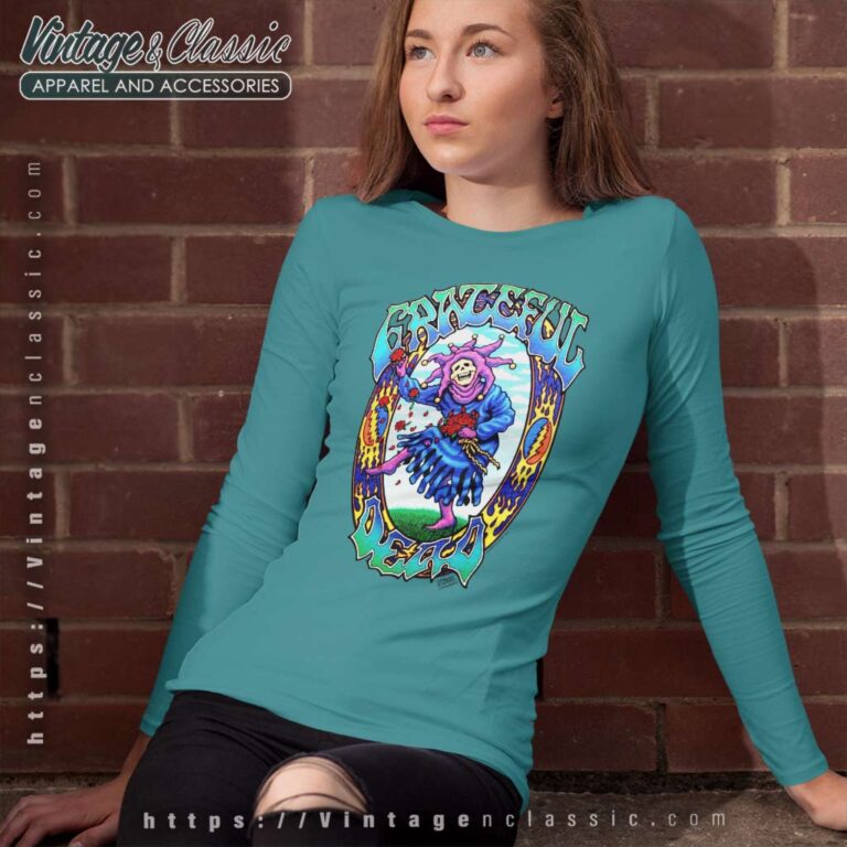 Grateful Dead Shirt 1993 Jester Seasons Endless Tour Long Sleeve Tee Grateful Dead Shirt 1993 Jester Seasons Endless Tour Long Sleeve Tee