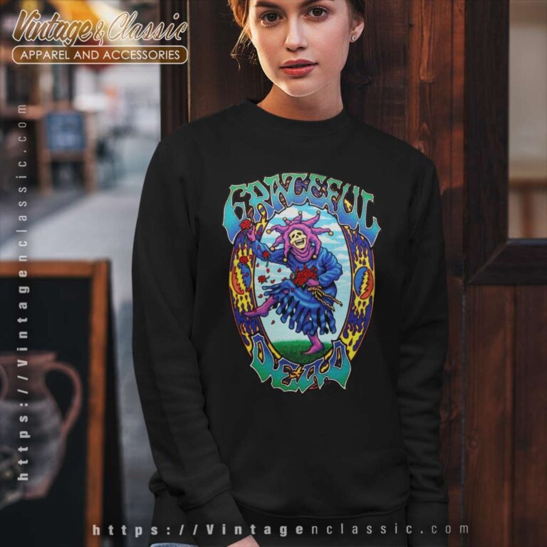Grateful Dead Shirt 1993 Jester Seasons Endless Tour Sweatshirt Grateful Dead Shirt 1993 Jester Seasons Endless Tour Sweatshirt