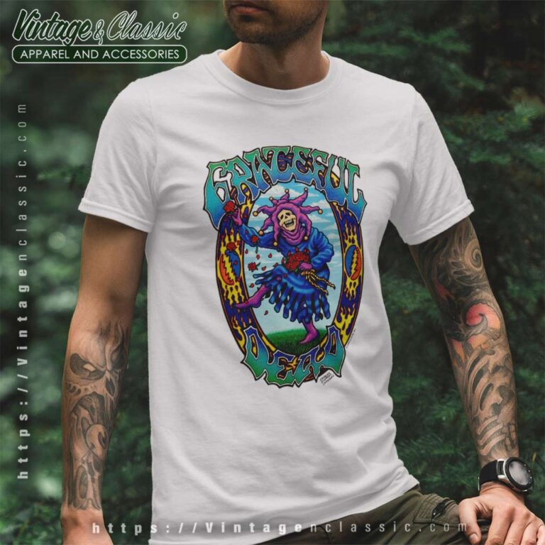 Grateful Dead Shirt 1993 Jester Seasons Endless Tour T Shirt Grateful Dead Shirt 1993 Jester Seasons Endless Tour T Shirt