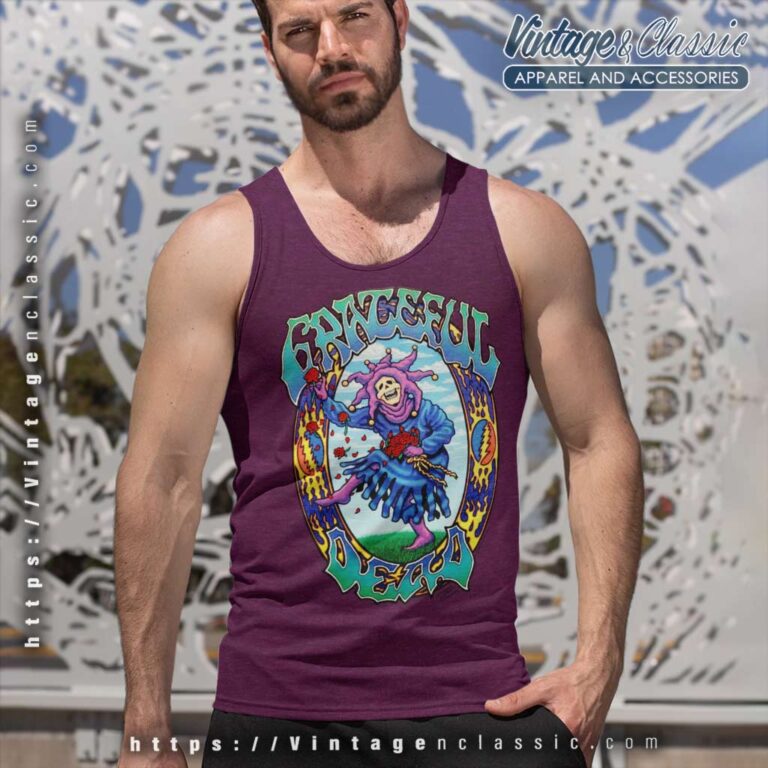 Grateful Dead Shirt 1993 Jester Seasons Endless Tour Tank Top Racerback Grateful Dead Shirt 1993 Jester Seasons Endless Tour Tank Top Racerback