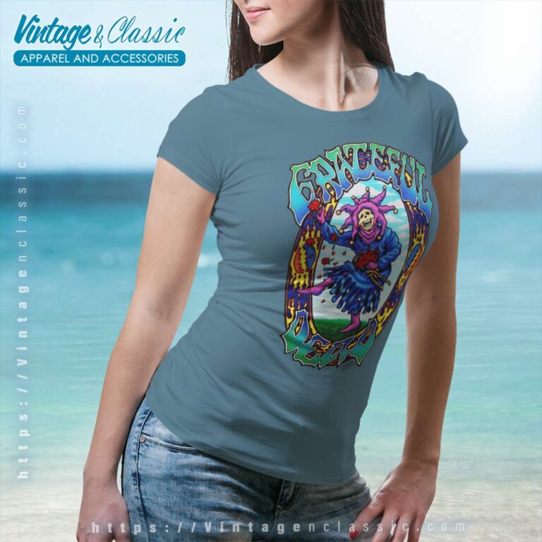 Grateful Dead Shirt 1993 Jester Seasons Endless Tour Women TShirt Grateful Dead Shirt 1993 Jester Seasons Endless Tour Women TShirt