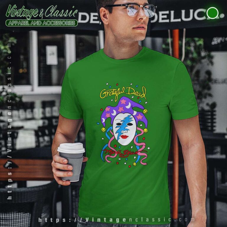 Grateful Dead Shirt 1993 Mardi Gras Oakland T Shirt Grateful Dead Shirt 1993 Mardi Gras Oakland T Shirt