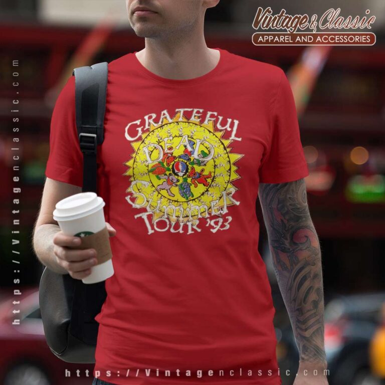 Grateful Dead Shirt 1993 Summer Tour T Shirt Grateful Dead Shirt 1993 Summer Tour T Shirt