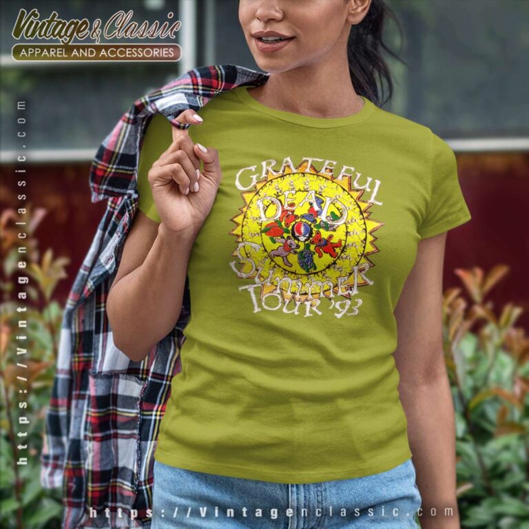 Grateful Dead Shirt 1993 Summer Tour Women TShirt Grateful Dead Shirt 1993 Summer Tour Women TShirt