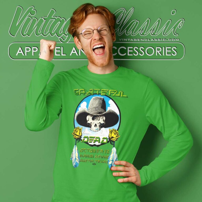 Grateful Dead Shirt Austin Texas Manor Downs Long Sleeve Tee Grateful Dead Shirt Austin Texas Manor Downs Long Sleeve Tee