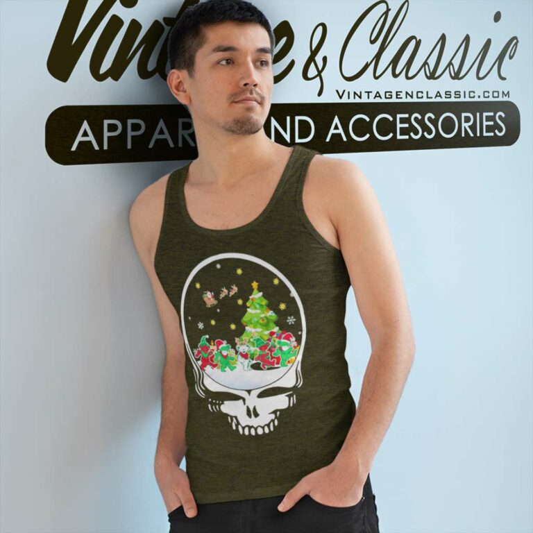 Grateful Dead Shirt Bears Merry Christmas Tank Top Racerback Grateful Dead Shirt Bears Merry Christmas Tank Top Racerback