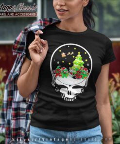Grateful Dead Shirt Bears Merry Christmas Women TShirt