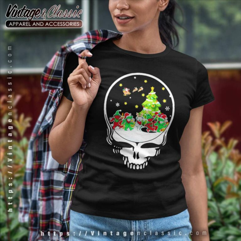 Grateful Dead Shirt Bears Merry Christmas Women TShirt Grateful Dead Shirt Bears Merry Christmas Women TShirt