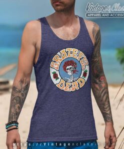 Grateful Dead Shirt Bertha Watercolor Ink Hippie Tank Top Racerback