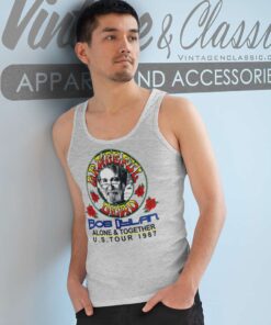 Grateful Dead Shirt Bob Dylan Alone Together Tank Top Racerback
