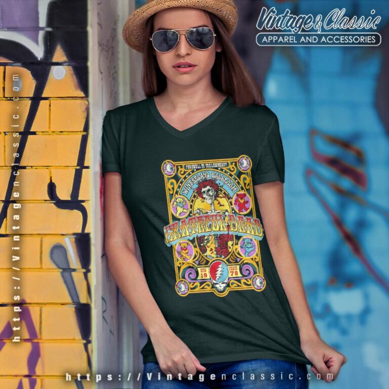 Grateful Dead Shirt Closing Of Winterland V Neck TShirt Grateful Dead Shirt Closing Of Winterland V Neck TShirt