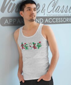Grateful Dead Shirt Dancing Bears Christmas Tank Top Racerback
