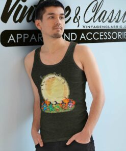 Grateful Dead Shirt Dancing Bears Moon Pumpkin Halloween Tank Top Racerback
