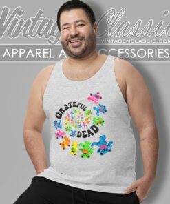 Grateful Dead Shirt Dancing Bears Spiral Tank Top Racerback