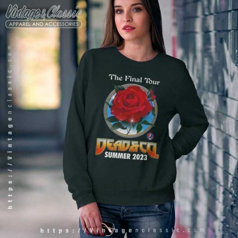 Grateful Dead Shirt Detail Final Tour With 2023 Concert Dates Sweatshirt Grateful Dead Shirt Detail Final Tour With 2023 Concert Dates Sweatshirt
