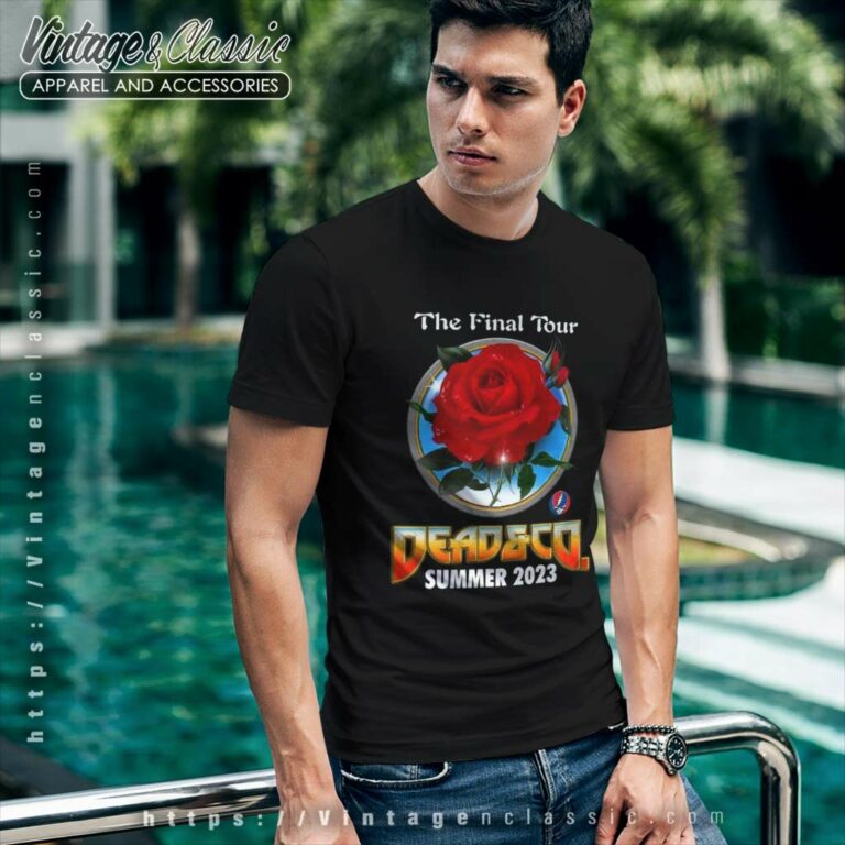 Grateful Dead Shirt Detail Final Tour With 2023 Concert Dates T Shirt Grateful Dead Shirt Detail Final Tour With 2023 Concert Dates T Shirt