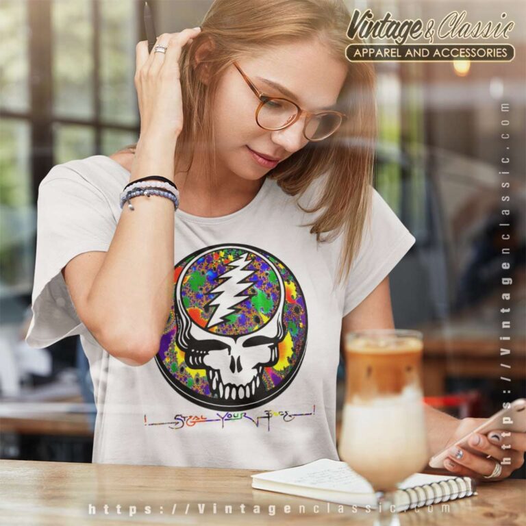 Grateful Dead Shirt Digital Dead Steal Your Fractal Tour Women TShirt Grateful Dead Shirt Digital Dead Steal Your Fractal Tour Women TShirt