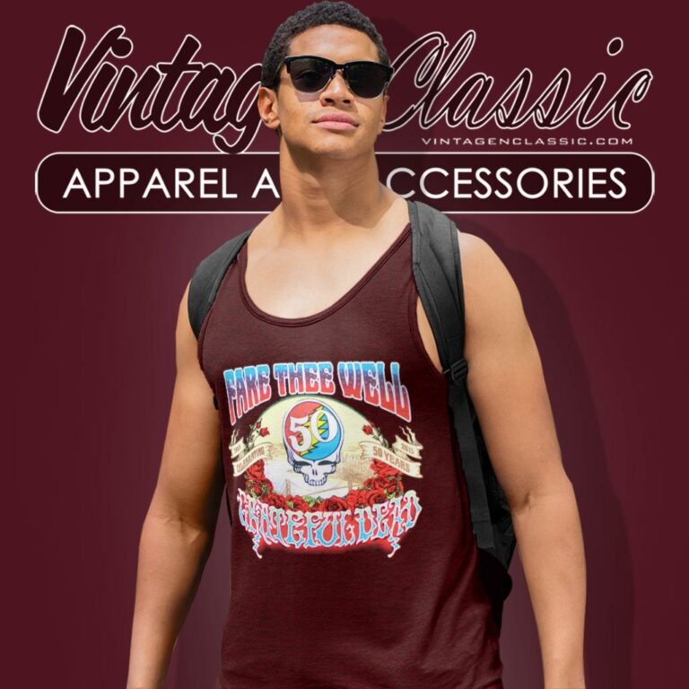 Grateful Dead Shirt Fare Thee Well Tank Top Racerback Grateful Dead Shirt Fare Thee Well Tank Top Racerback