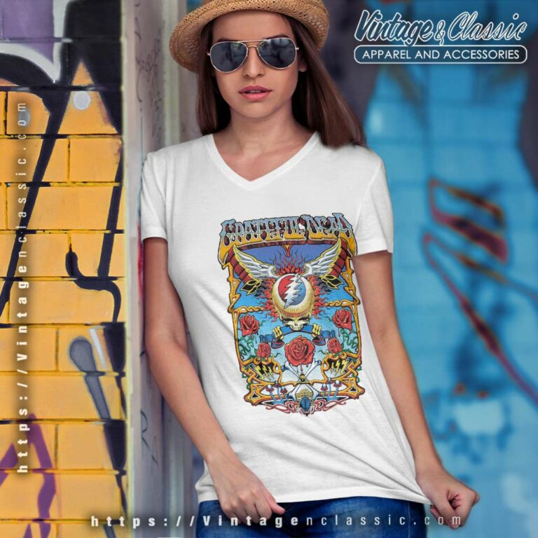Grateful Dead Shirt Flying Syf Aoxomoxoa V Neck TShirt Grateful Dead Shirt Flying Syf Aoxomoxoa V Neck TShirt