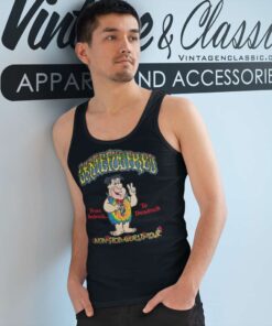 Grateful Dead Shirt Fred Flintstones Spoof Tank Top Racerback