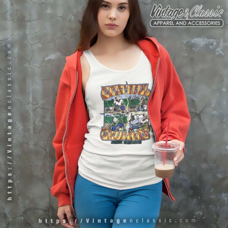 Grateful Dead Shirt Grateful Growers Fours Seasons Tank Top Racerback Grateful Dead Shirt Grateful Growers Fours Seasons Tank Top Racerback
