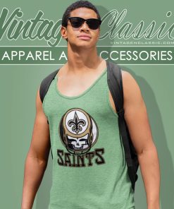 Grateful Dead Shirt New Orleans Saints 5 Grateful Dead Shirt New Orleans Saints Tank Top Racerback
