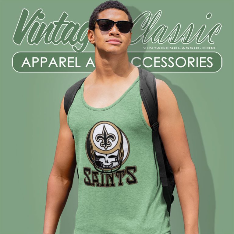 Grateful Dead Shirt New Orleans Saints Tank Top Racerback Grateful Dead Shirt New Orleans Saints Tank Top Racerback