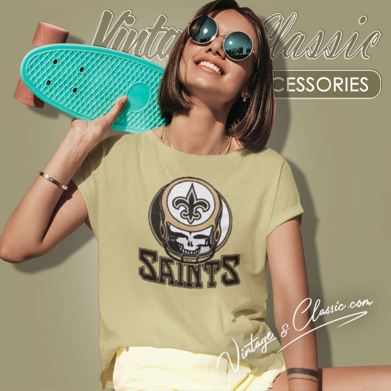 Grateful Dead Shirt New Orleans Saints Women T Shirt Grateful Dead Shirt New Orleans Saints Women T Shirt
