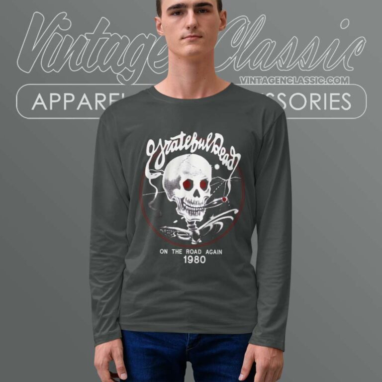 Grateful Dead Shirt On The Road Again Tour Long Sleeve Tee Grateful Dead Shirt On The Road Again Tour Long Sleeve Tee