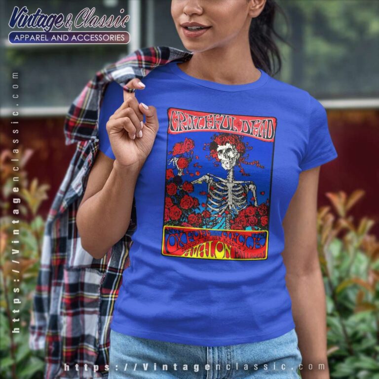 Grateful Dead Shirt Oxford Circle Avalon Ballroom Women TShirt Grateful Dead Shirt Oxford Circle Avalon Ballroom Women TShirt