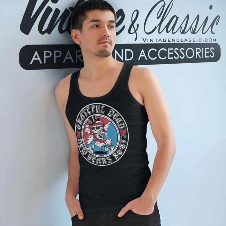 Grateful Dead Shirt Rick Griffin New Years Tank Top Racerback Grateful Dead Shirt Rick Griffin New Years Tank Top Racerback