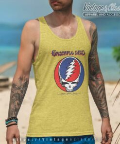 Grateful Dead Shirt Steal Your Face Tank Top Racerback